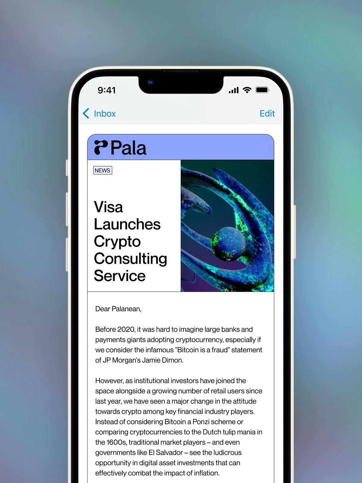 Pala Mobile website